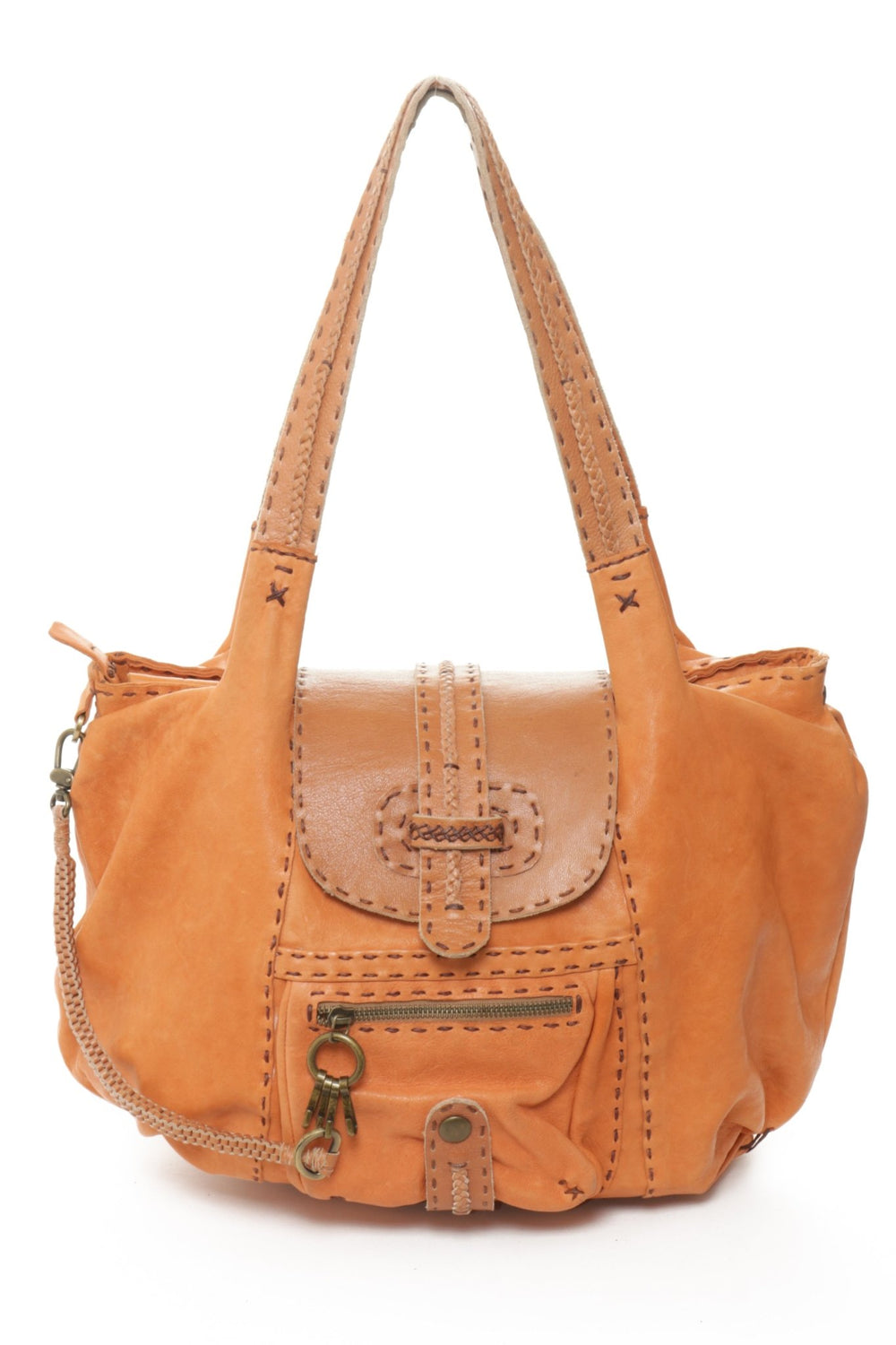CM712 Orange - Carla Mancini Handbags