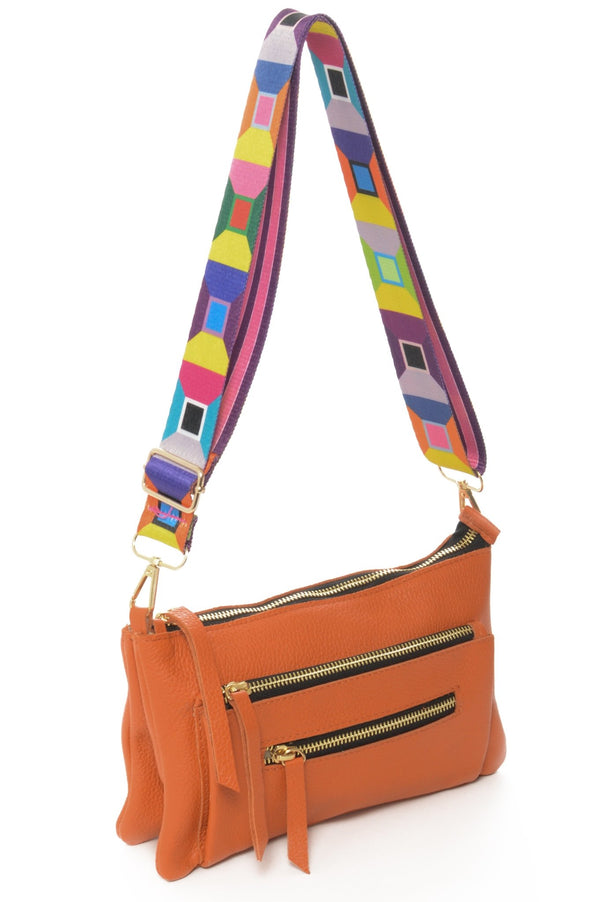 GABBY GS1 Orange - Carla Mancini Handbags