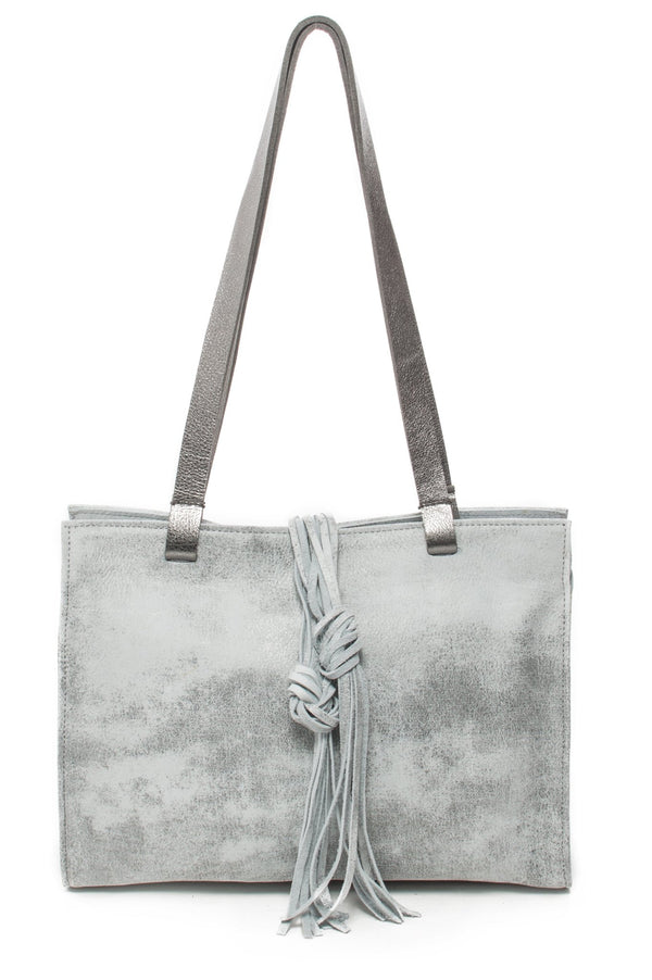 MONTEREY White Silver - Carla Mancini Handbags